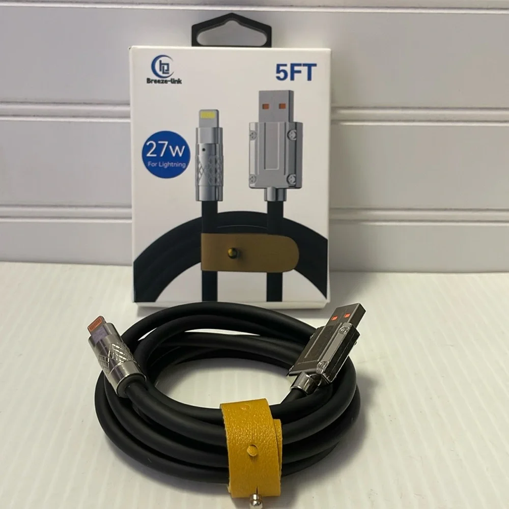 Breeze Link Lightning I Phone 5 ft Phone Cord-NIB